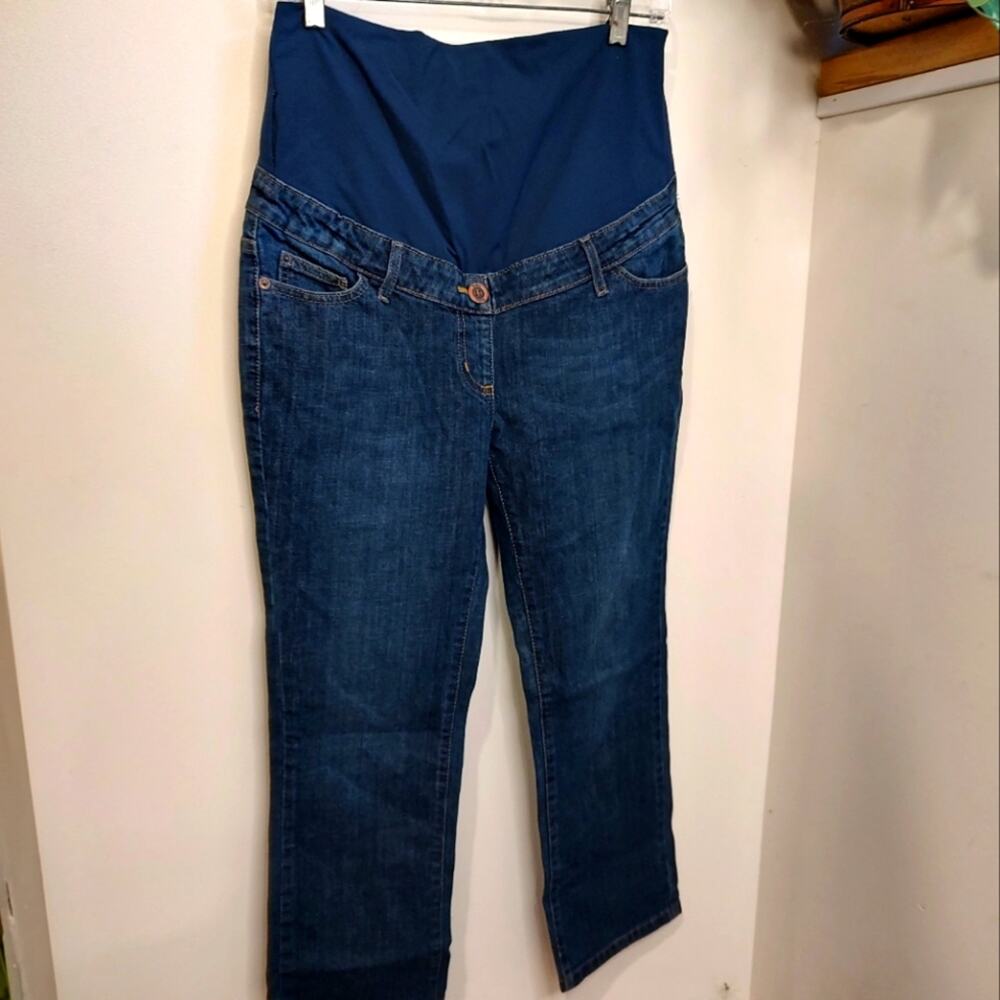 Boden Crop Maternity Jeans Size 8